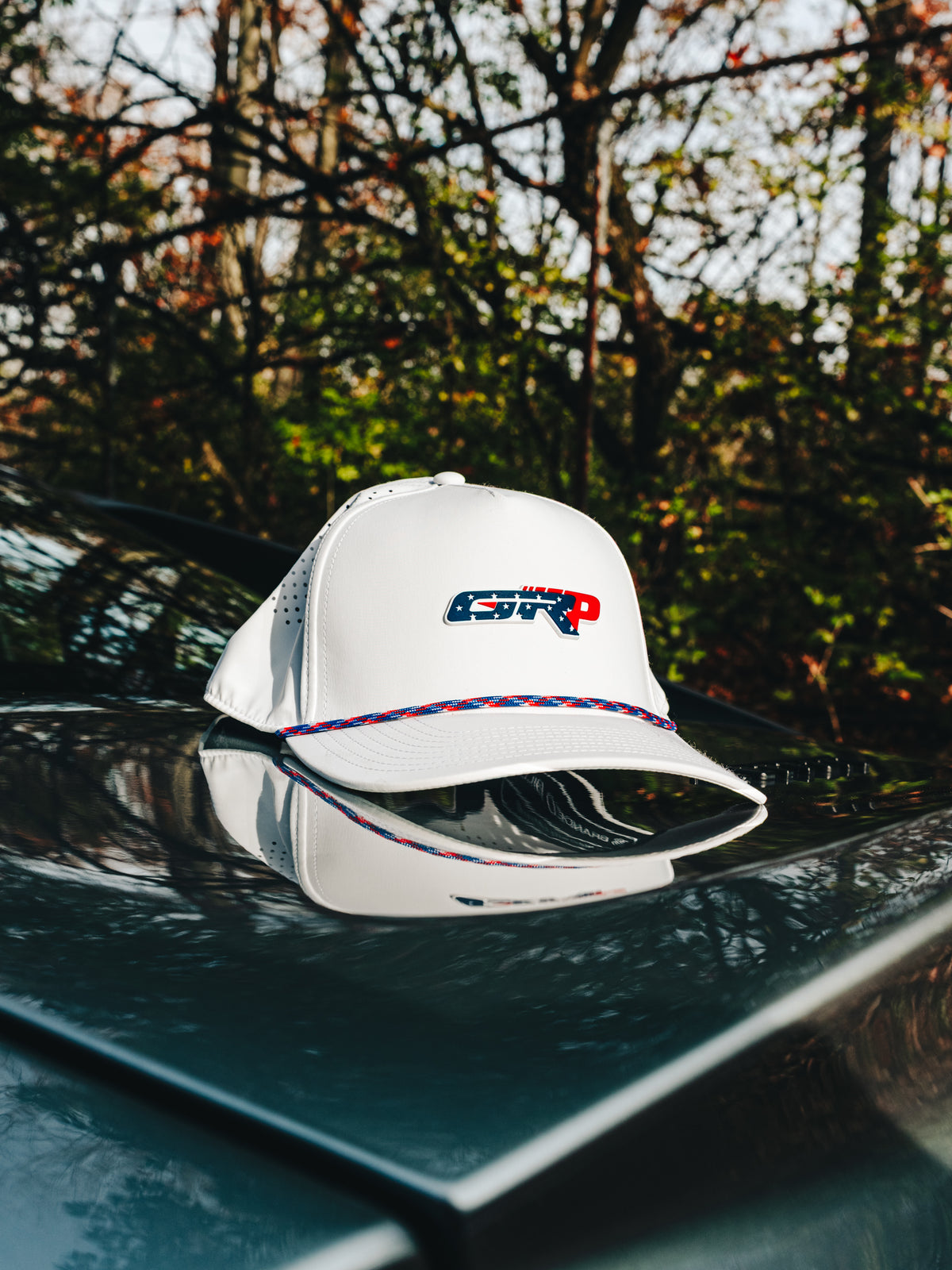 The Red, White & Blue GRP Flat Bill